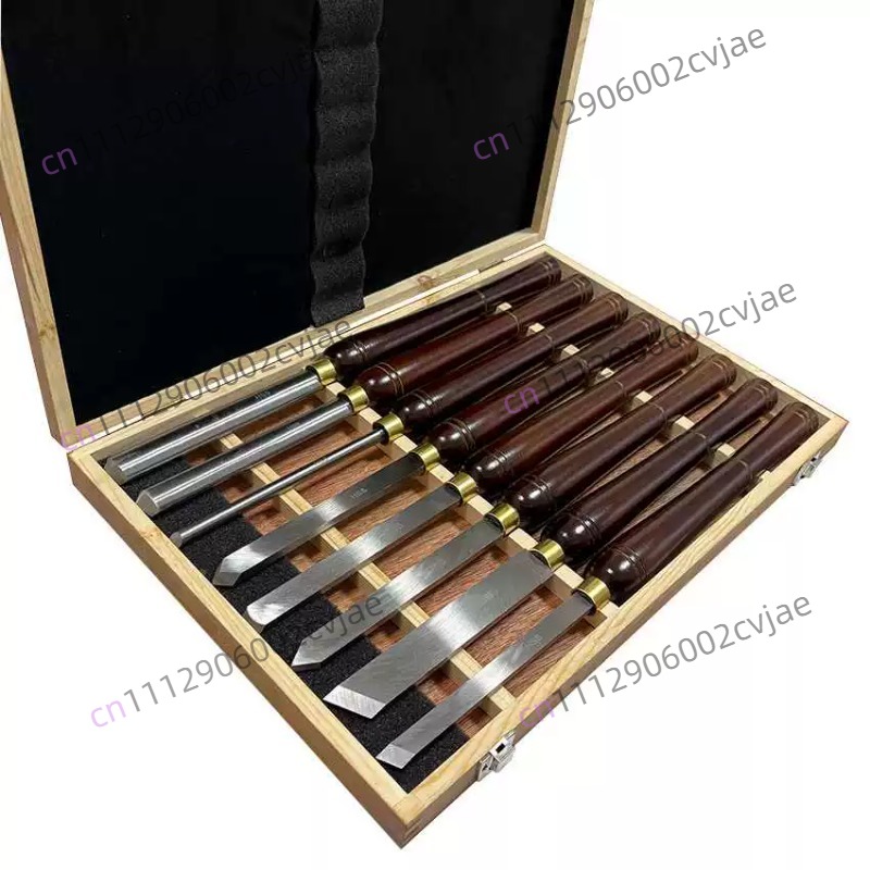 Skew Chisel Wood - Wood Lathe Turning Tools 8 PCS
