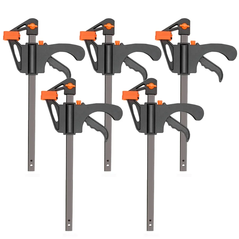 Woodworking Z Clips - 4 Inch Quick Ratchet F Clamp