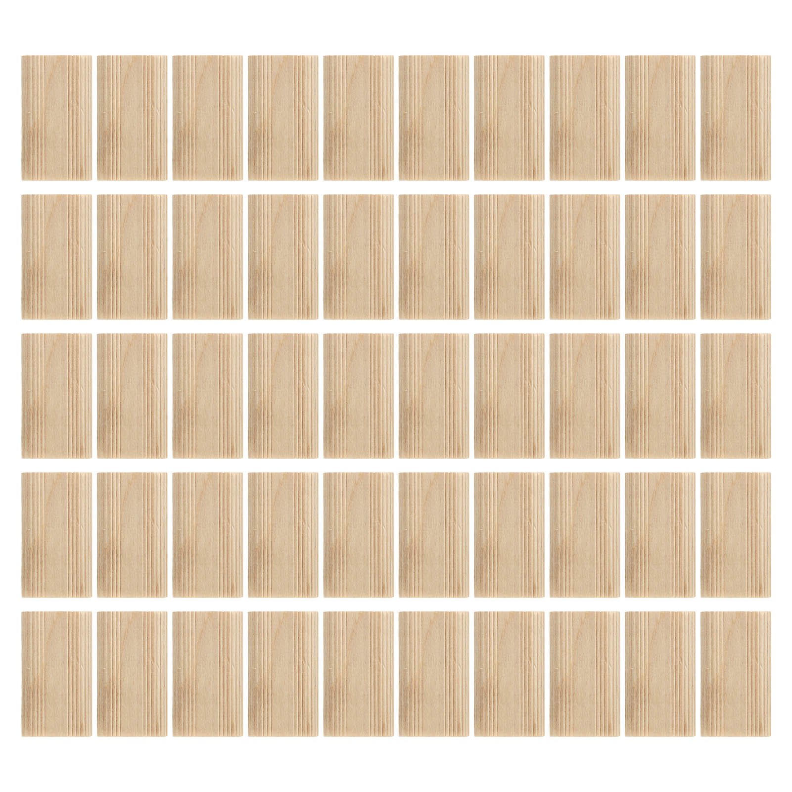 Woodworking Domino - 50Pcs Domino Tenon Beech Wood 8x40mm