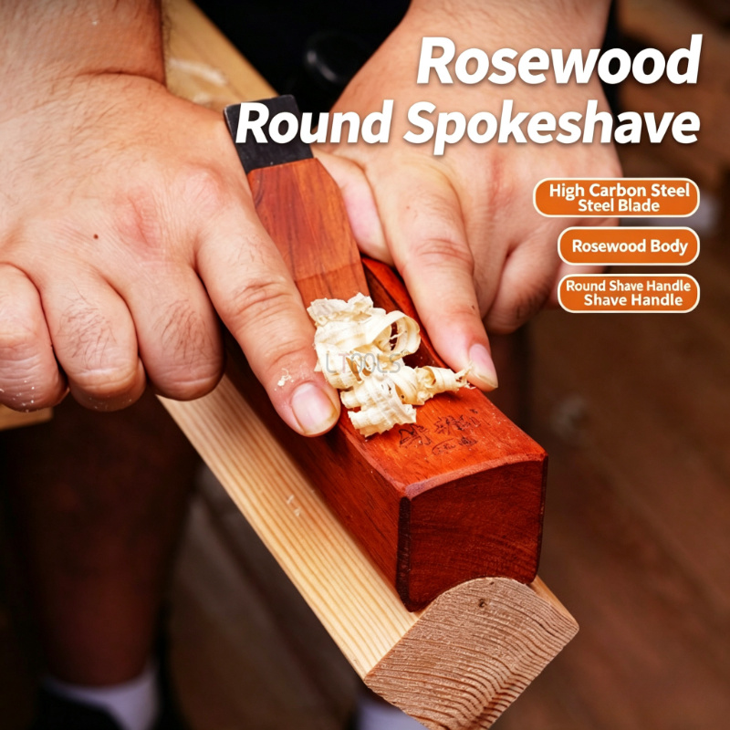 Outside Round Hand Plane Woode - Spoke Shave Round ulasan dan harga
