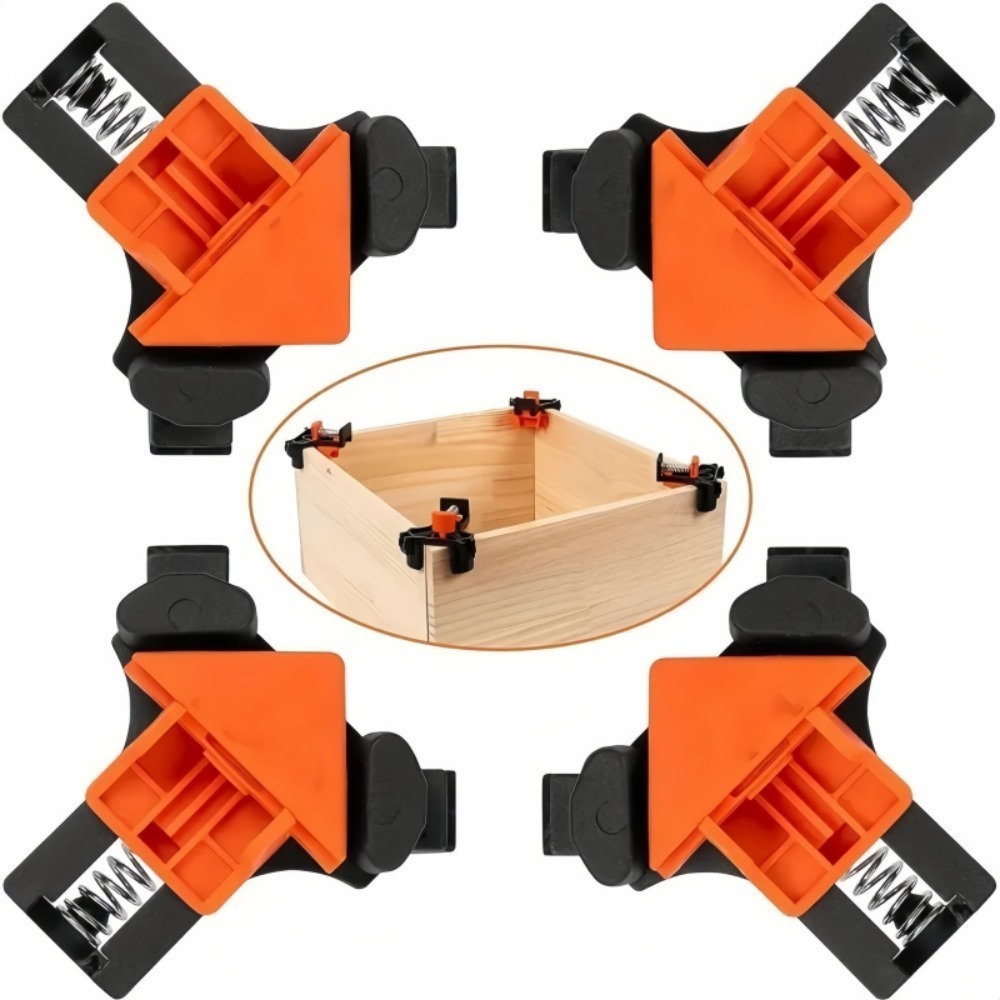 4pcs 90° Right Angle Clamp Fix - Woodworking Hand Tools ulasan dan harga