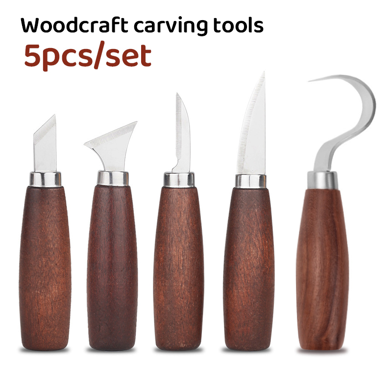 5pcs tools for wood carving Ch - Woodworking Knives ulasan dan harga