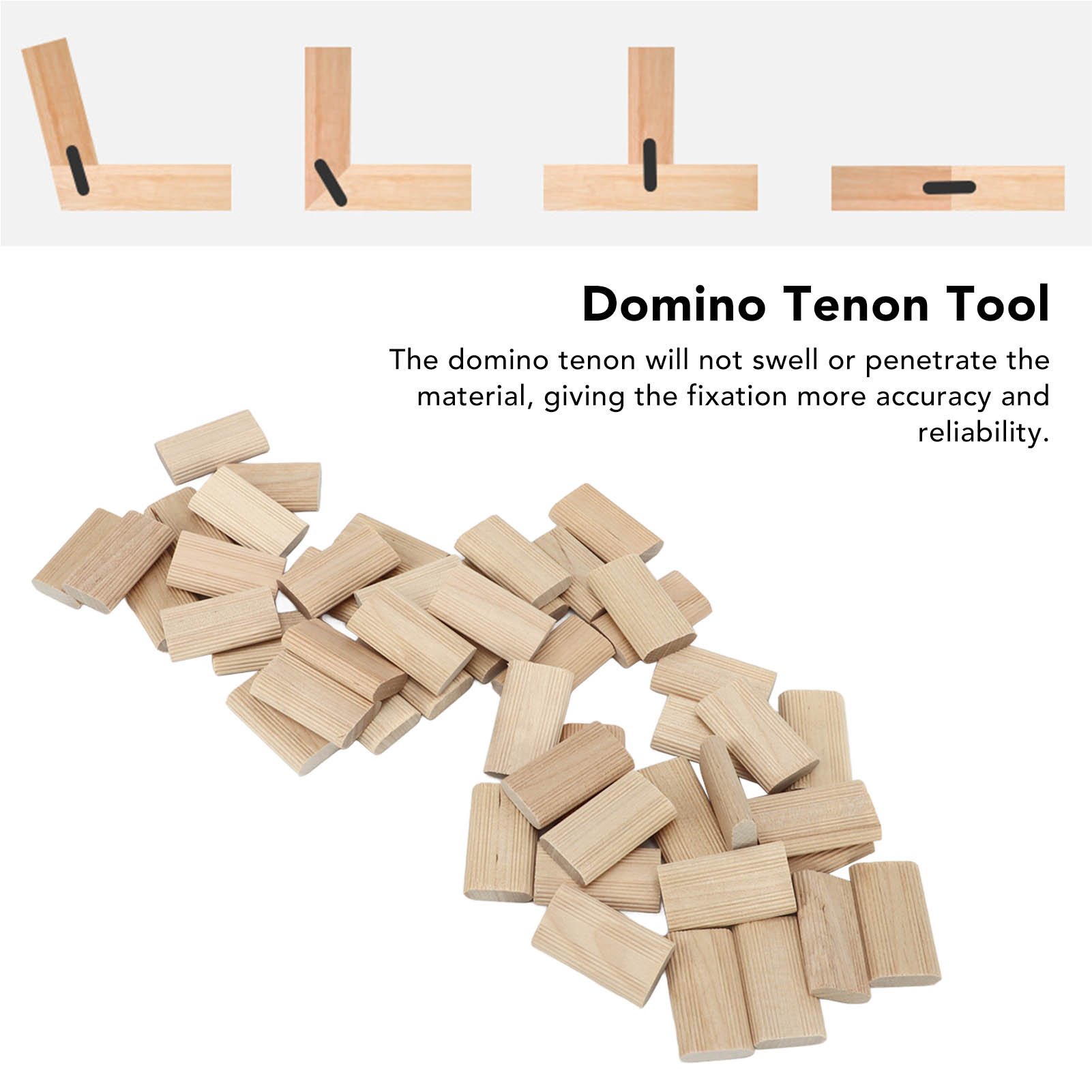 Domino Tenon Beech Wood 8x40mm - Woodworking Domino ulasan dan harga