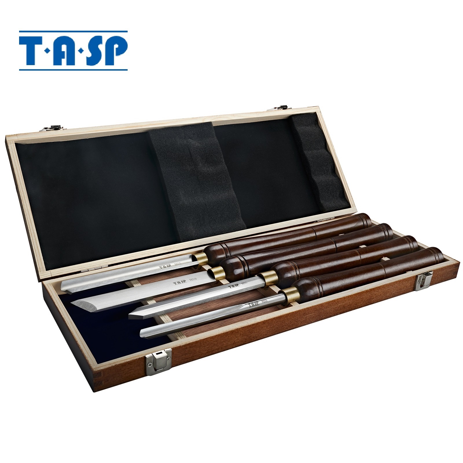 TASP 4pcs HSS Woodturning Chis - Skew Chisel Wood ulasan dan harga