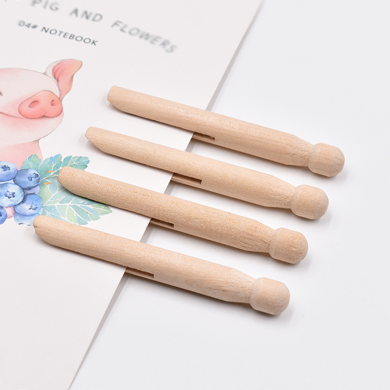 25pcs 11cm Wood Dolly Peg Wood - Woodworking Z Clips ulasan dan harga