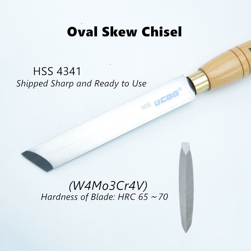 UCDO HSS 26mm Woodturning Big  - Skew Chisel Wood ulasan dan harga