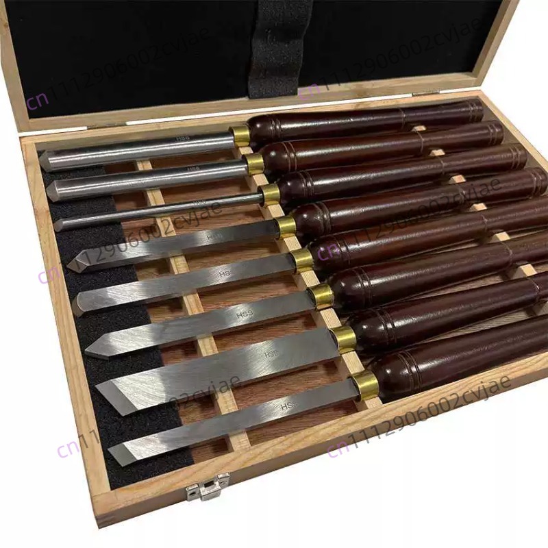 Wood Lathe Turning Tools 8 PCS - Skew Chisel Wood ulasan dan harga