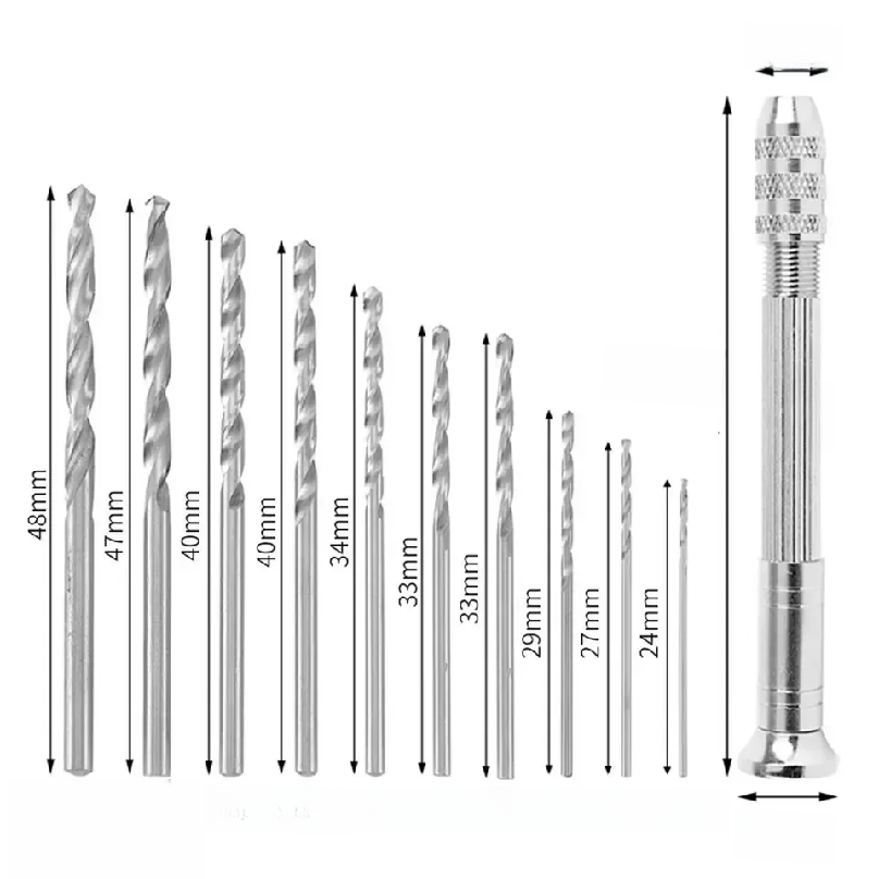 0.8-3.0mm Mini Hand Drill Wood - Woodworking Hand Tools ulasan dan harga