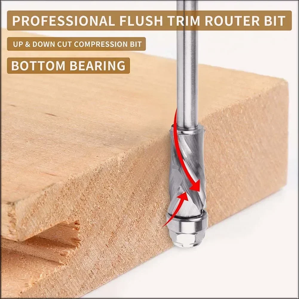 Bottom Bearing Compression Spi - Woodworking Kickback ulasan dan harga