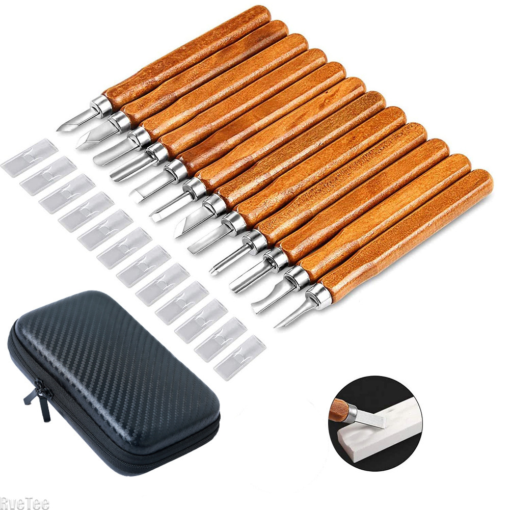 12Pcs SK2 Woodworking Carving  - Woodworking Knives ulasan dan harga