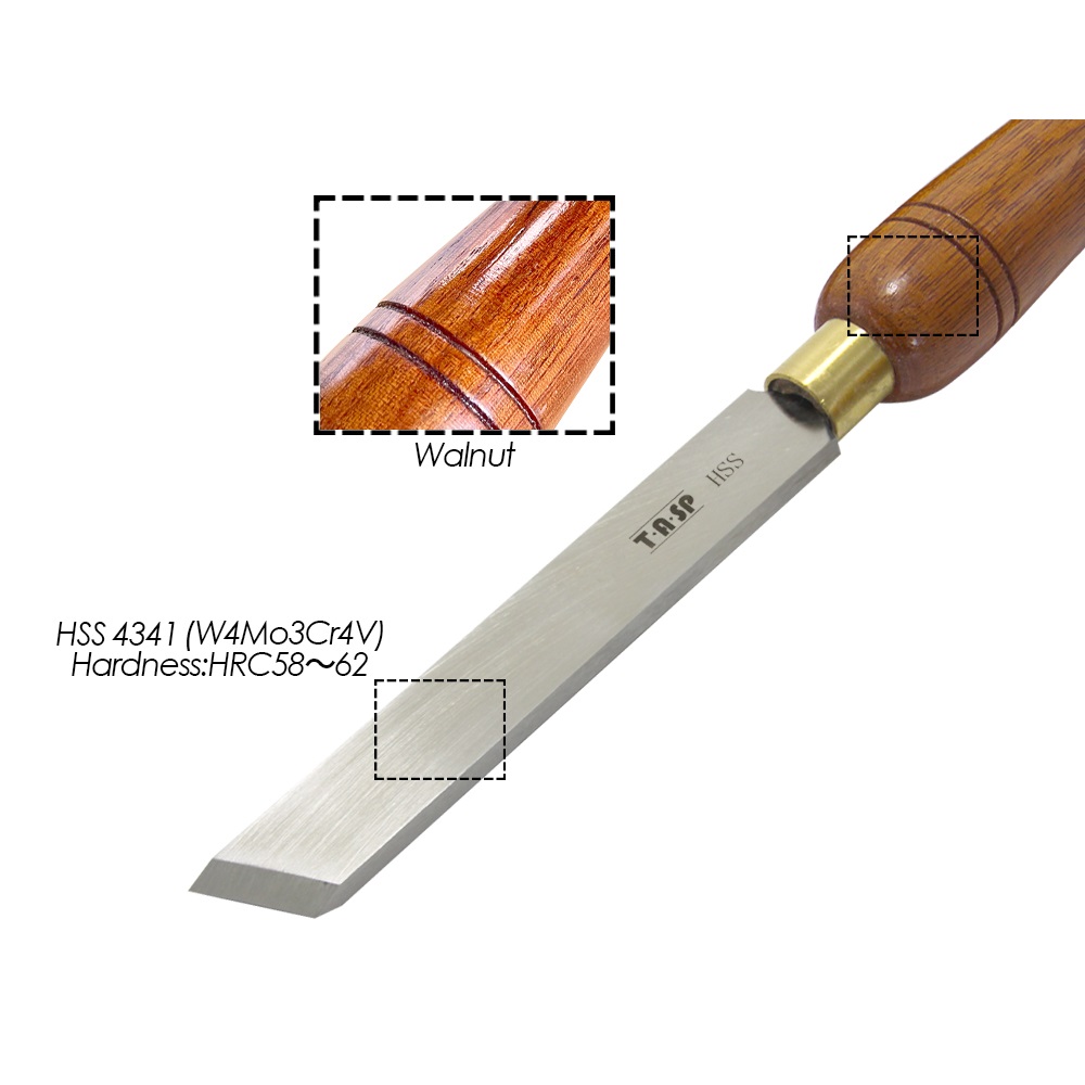 TASP HSS Skew Chisel Woodturni - Skew Chisel Wood ulasan dan harga