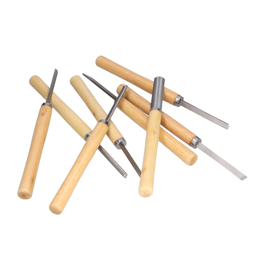 8PCS HSS Steel Wood Turning Ch - Skew Chisel Wood ulasan dan harga