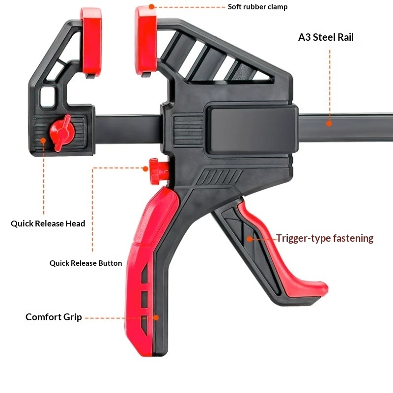 Heavy Duty Quick F Clamp Woodw - Woodworking Z Clips ulasan dan harga